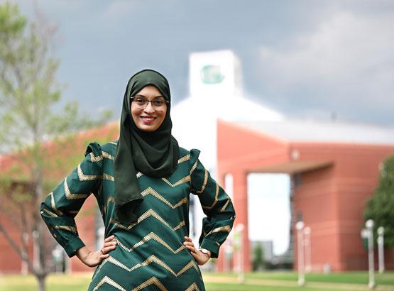 GGC graduate Sumayyah Yoonas