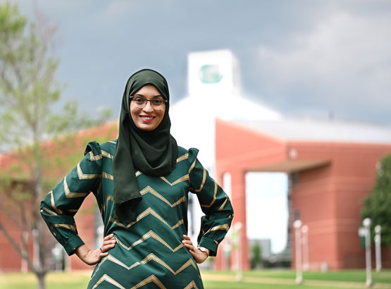 GGC graduate Sumayyah Yoonas