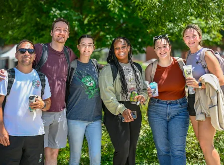 Group of GGC students on campus