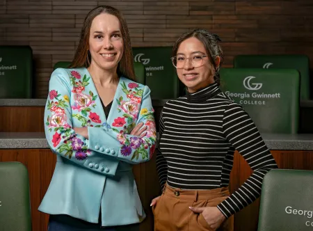 Dr. Reanna Berry and Estephanie Flores