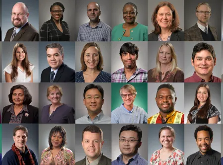 Faculty promotions collage