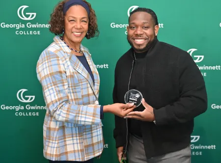 Dr. Jann L. Joseph with Ryan Smith