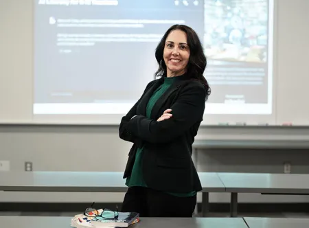 Dr. Rebecca Cooper, professor of science education and director of academic assessment