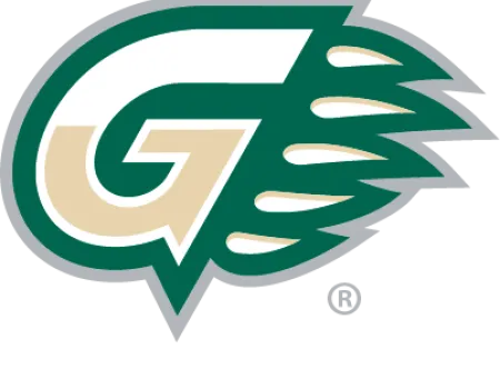 Three-color G-Claw GGC Athletics logo with registered mark