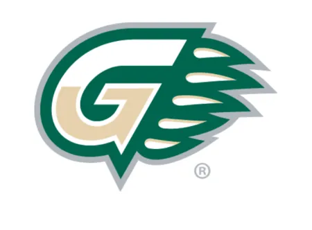 Athletics G-claw logo on a white background