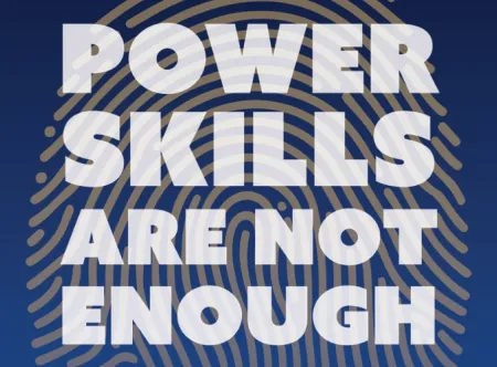 Cover of Professor Alan Boyer's book, Power Skills are not Enough.