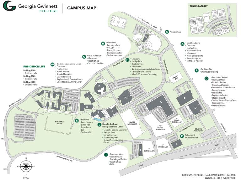 GGC Campus Map