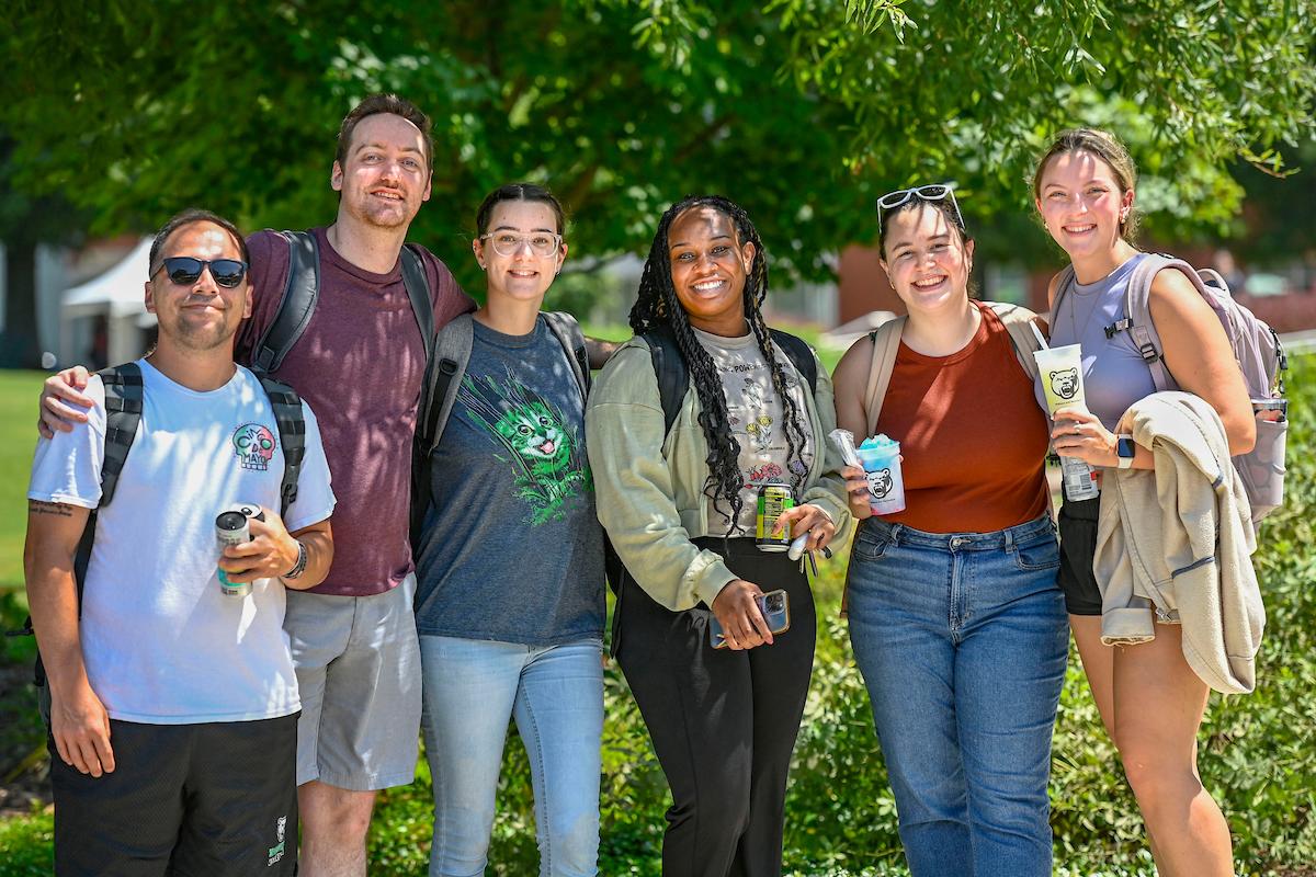 Group of GGC students on campus