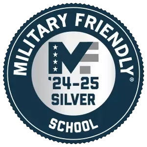 2024-2025 Silver Military Friendly® School Logo