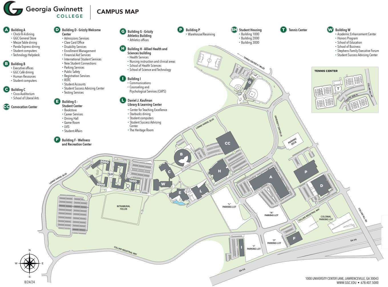 GGC Campus Map