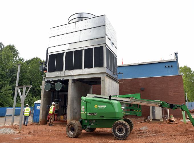 GGC chiller system cooling tower