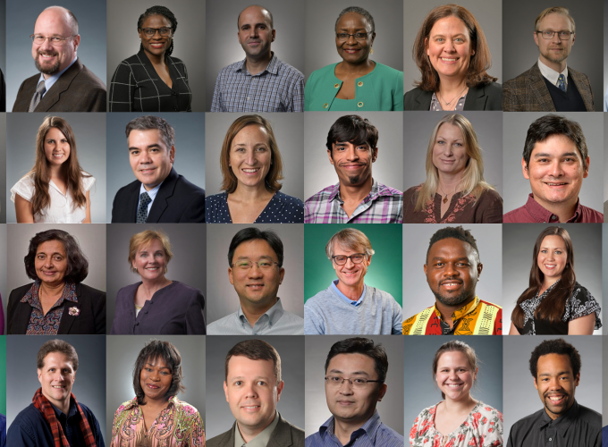 Faculty promotions collage