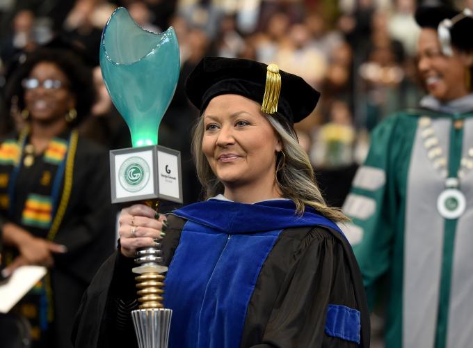 2025 spring commencement mace bearer 