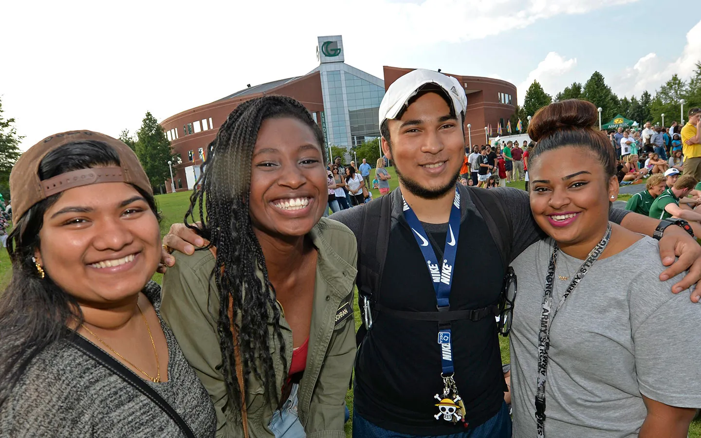 New Grizzlies smiling at Grizzly Orientation