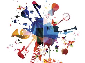 Image with musical instruments
