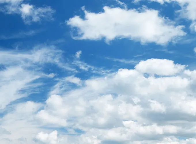 blue cloudy sky