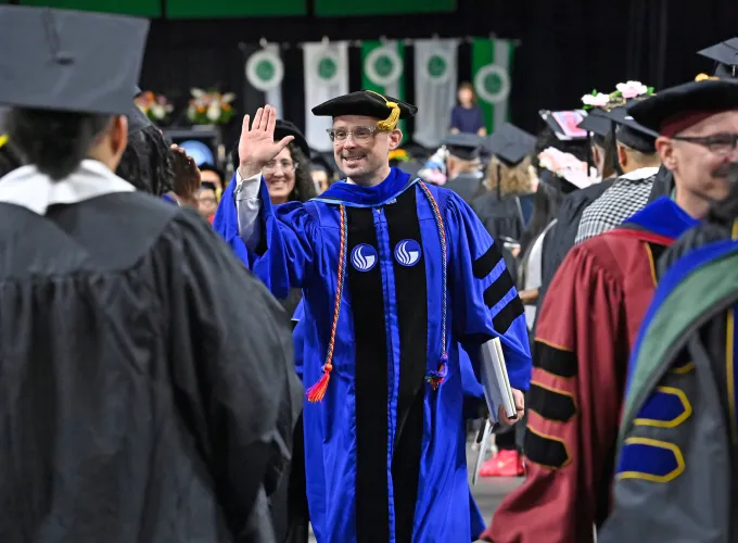Faculty Procession, 2024 Spring Commencement