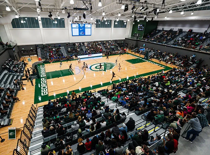 GGC game time crowd in the Convocation Center