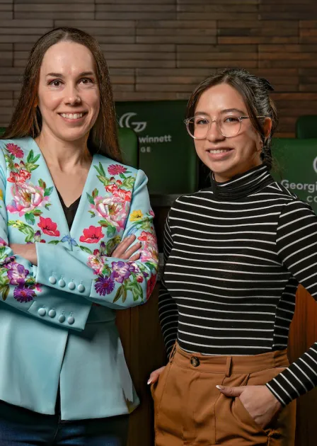 Dr. Reanna Berry and Estephanie Flores