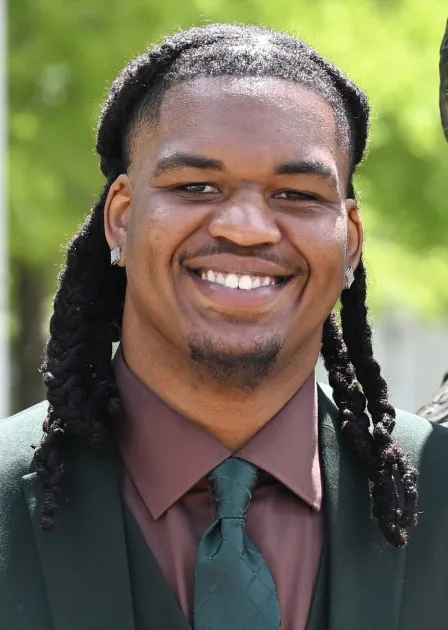 Graduate Andre Cross smiling