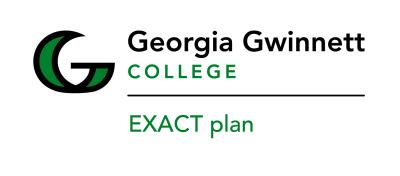Georgia Gwinnett College EXACT Plan green and white logo