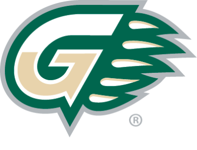 Three-color G-Claw GGC Athletics logo with registered mark