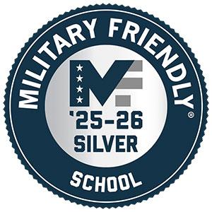 2025-2026 Silver Military Friendly® School Logo